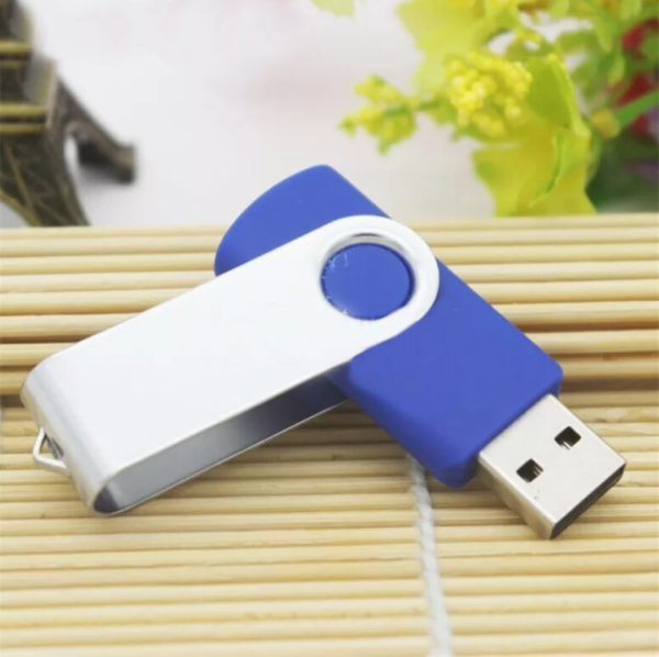 clé usb bleu